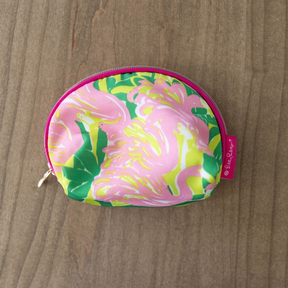 Lilly Pulitzer for Target Pink and Green Cosmetic Pouch